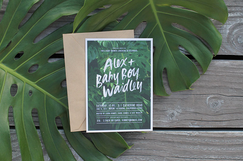 Alex's Baby Shower Invites | JayAdores